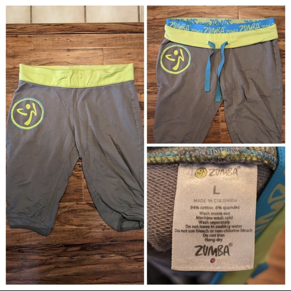 ZUMBA Cropped Sweatpants and Headband - Picture 1 of 3